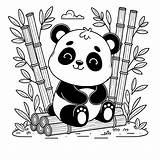 Panda Coloring Pages 9  Coloring Gem sketch template