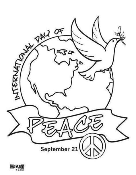 International Day of Peace~ Sept 21 | World peace day, International ...