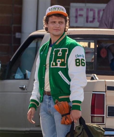 Eddie Munson Stranger Things Season 4 Letterman Jacket