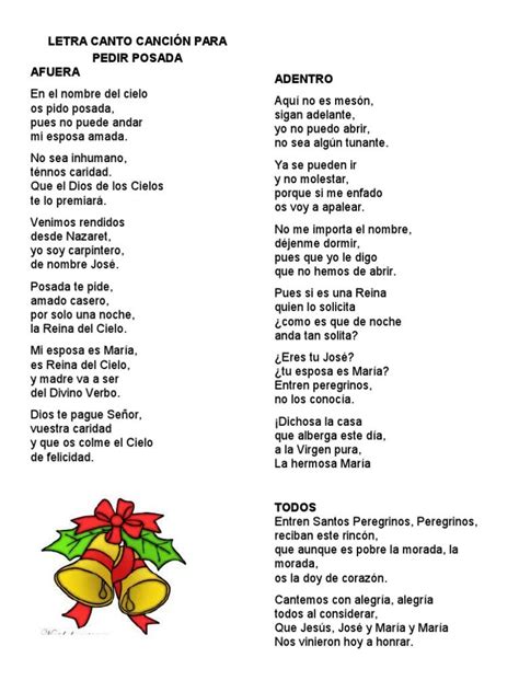 Posada Song Printable - prntbl.concejomunicipaldechinu.gov.co