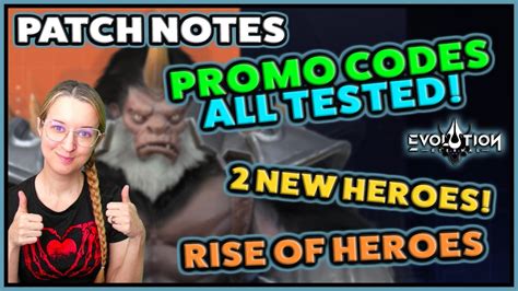 ☑️ PATCH NOTES ALL PROMO CODES TESTED ★ Eternal Evolution ★ - YouTube