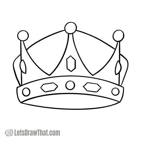 Easy Drawings Easy Drawing of a Crown - Bradbury Fortiough