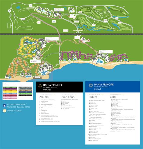 Resort Map | Bahia Principe | Riviera Maya, Mexico