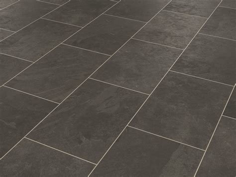 Professional Continuous Black Slate Laminate Tiles