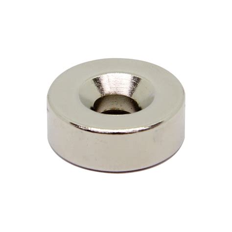 22mm x 7mm x 8mm Countersunk Neodymium Ring - Magnets NZ - Local Supplier