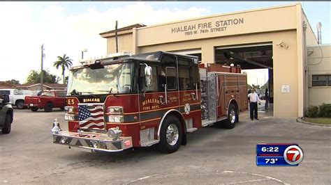 Temporary fire station opens in Hialeah - WSVN 7News | Miami News, Weather, Sports | Fort Lauderdale