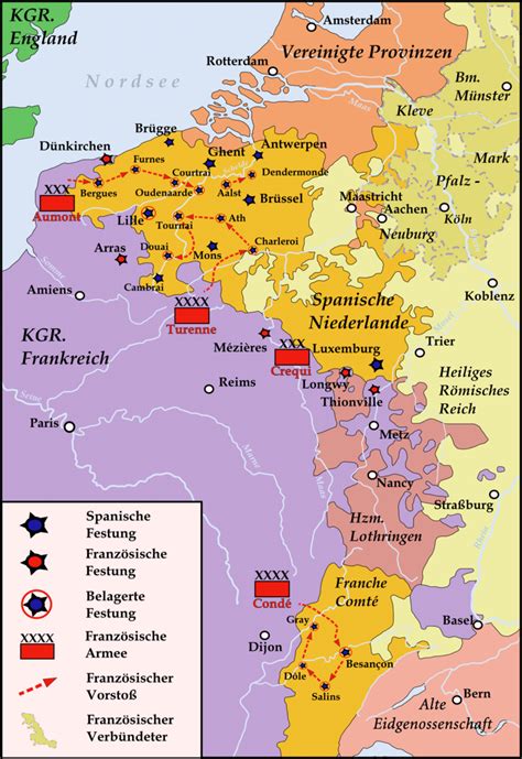 War of Devolution | Historical maps, France map, Map