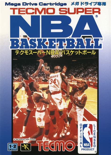 Tecmo Super NBA Basketball boxarts for Sega Megadrive - The Video Games ...