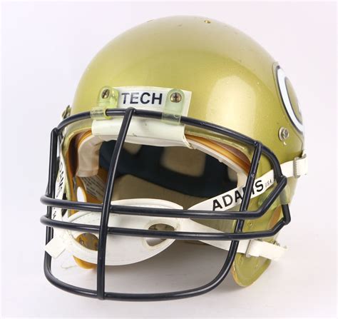 Lot Detail - 1980's circa Georgia Tech Yellow Jackets Game Worn Football Helmet (MEARS LOA)