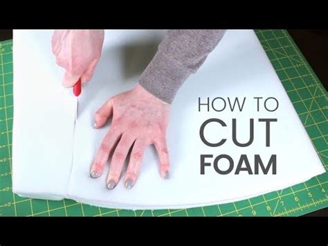 How to Cut Foam - YouTube