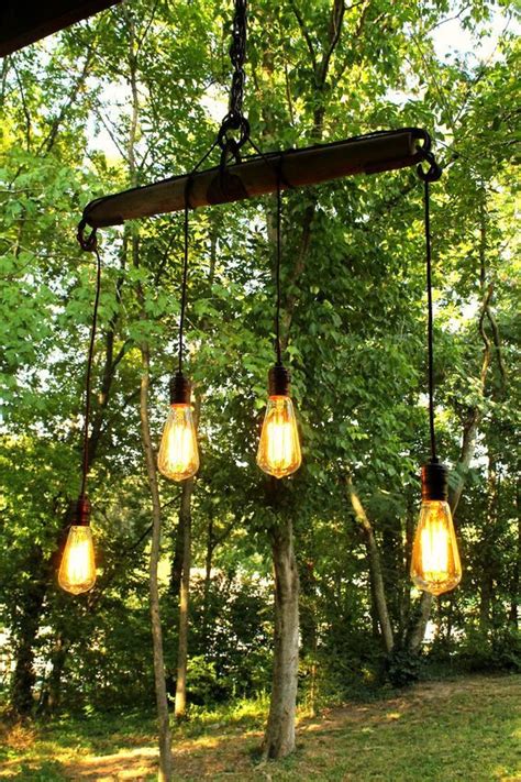 23 Shattering Beautiful DIY Rustic Light Ideas | Rustic light fixtures, Rustic lighting, Diy ...