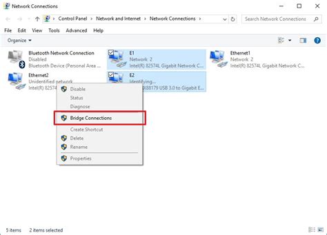 How to set up and manage a Network Bridge connection on Windows 10 ...