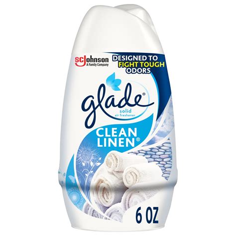 Glade Solid Air Freshener 1 CT, Clean Linen, 6 OZ. Total - Walmart.com