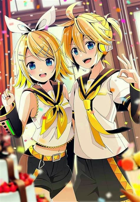 💦Credito a su autor original. | Rin y len kagamine, Len y rin y ...