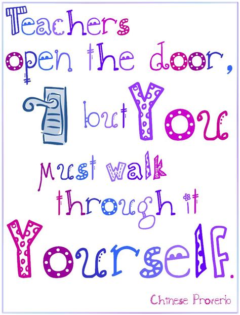 Inspirational Quotes For Classroom Doors. QuotesGram