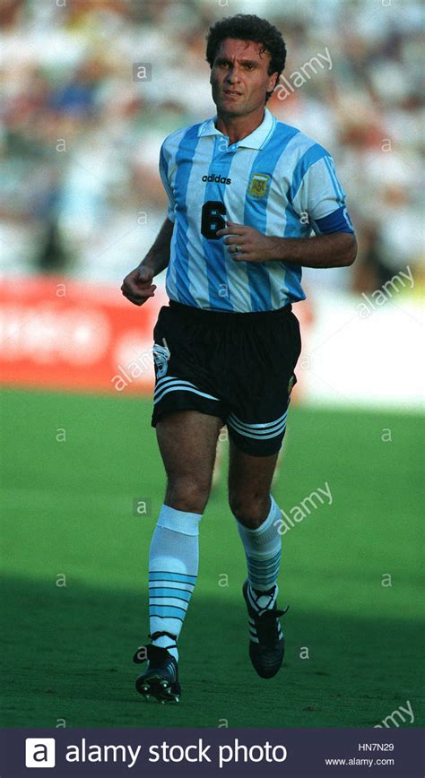 OSCAR RUGGERI ARGENTINA & VELEZ SARSFIELD FC 30 June 1994 Stock Photo ...