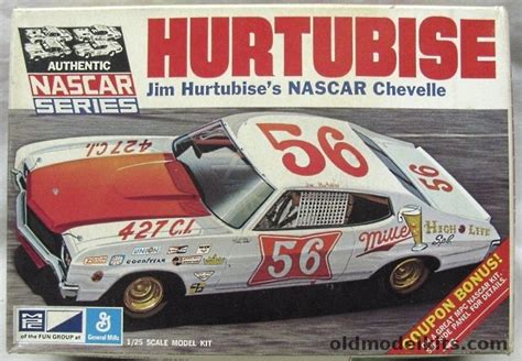 MPC 1/25 Jim Hurtubise NASCAR Chevrolet Chevelle, 1-1703-225