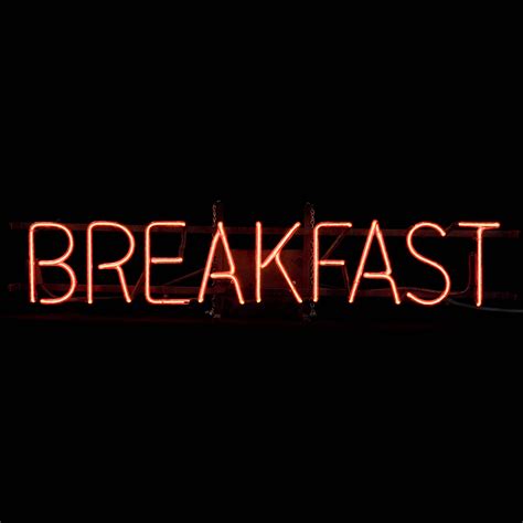 BREAKFAST / NEON SIGN | Air Designs