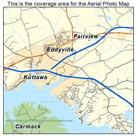 Aerial Photography Map of Eddyville, KY Kentucky