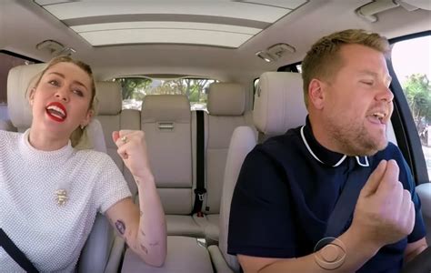 Watch Miley Cyrus perform on 'Carpool Karaoke' - NME
