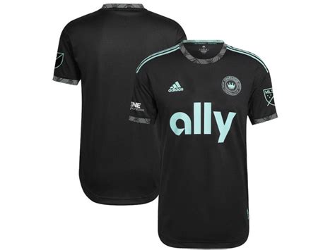 2022-23 Charlotte FC Away Authentic Black Jersey