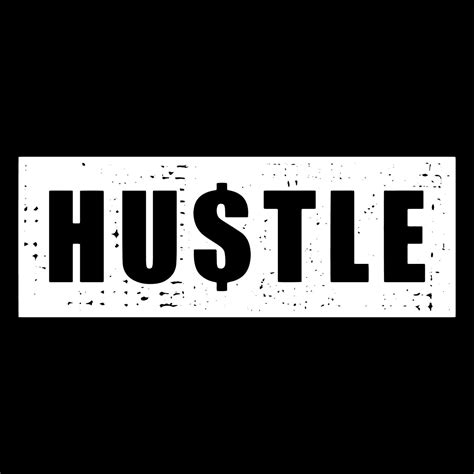 Hustle t shirt design 4509186 Vector Art at Vecteezy