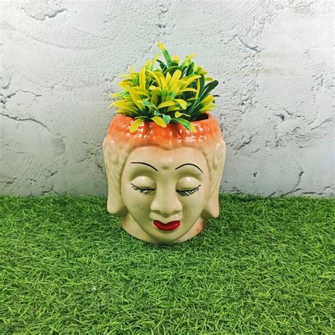 Elegance Buddha Shape Ceramic Plant Pots | DPAARA Wholesale