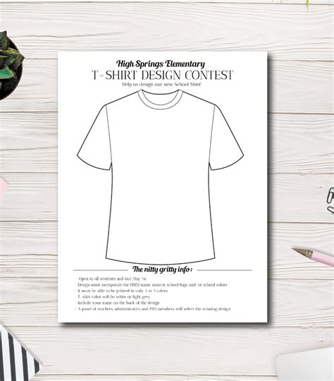 T-shirt Design Contest Flyer Template Draw T-shirt Design - Etsy | Contest design, Tshirt ...