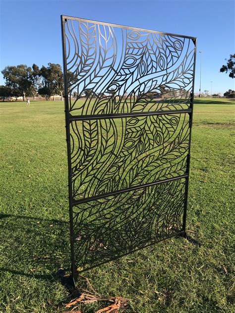 Buy Metal Privacy Screen, Laser Cut Decorative Steel Privacy Panel ...