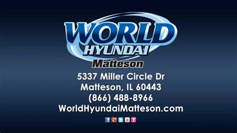 World Hyundai Customer Review (Video) from the Matteson Auto Mall near ...