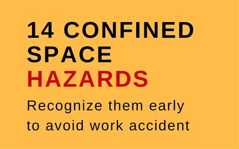 Hazards in Confined Space: The List You must Know To Stay Safe