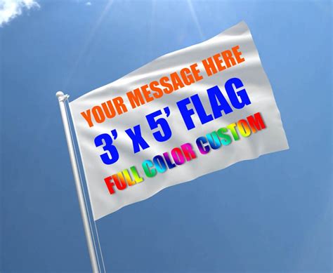 Custom Flag Personalized Flag Custom Flag 3 X 5 Boat - Etsy