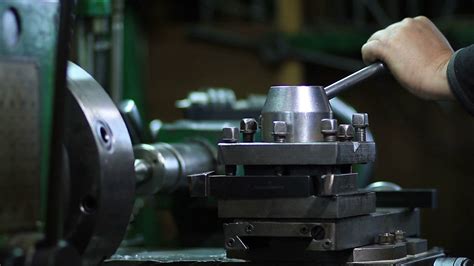 Operator working at old lathe machine Stock Video Footage - Storyblocks