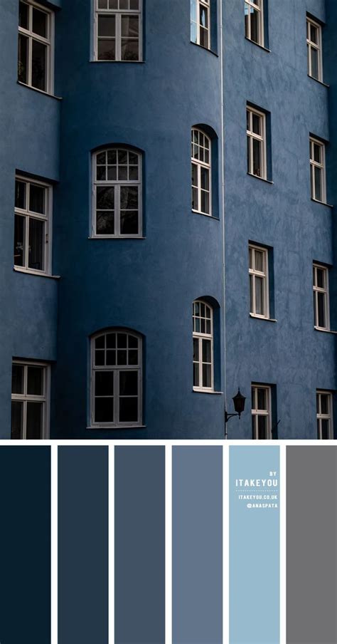 Elegant Dusty Blue Color Scheme