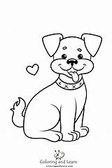 Dog Coloring Pages FREE 2025  And Learn sketch template