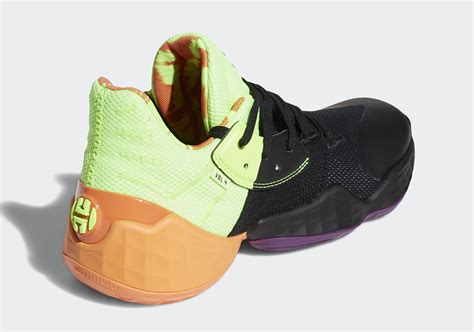 adidas Harden Vol. 4 Black Green Orange FV4713 | SneakerNews.com