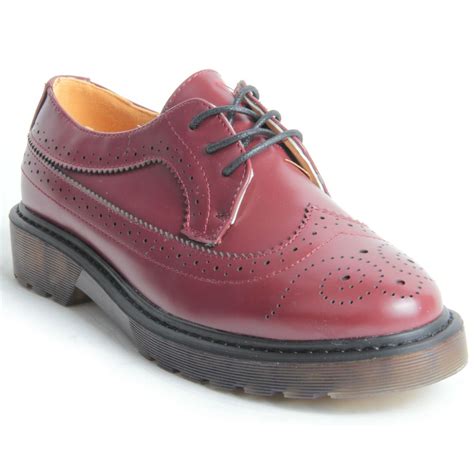 Women Ladies Chunky Platform Sole Lace Up Oxford Brogue Shoes | eBay