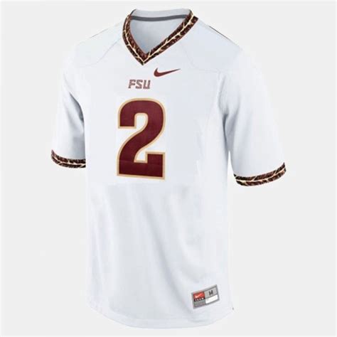 Youth FSU #2 Deion Sanders White College Football Jersey 919422-470 ...