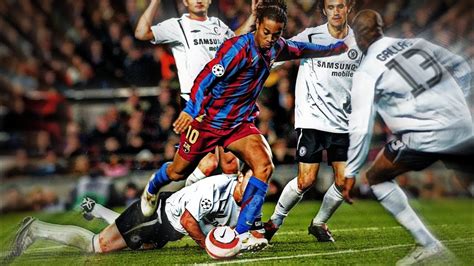 The Magician Ronaldinho Insane Dribbling and Goals | Rainbow Flick | - YouTube