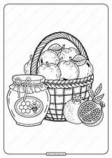 Fall Harvest Coloring Pages Sketch Page sketch template