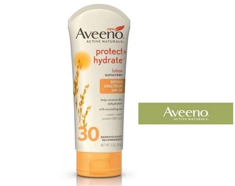 Aveeno Protect + Hydrate Lotion Sunscreen with SPF 30