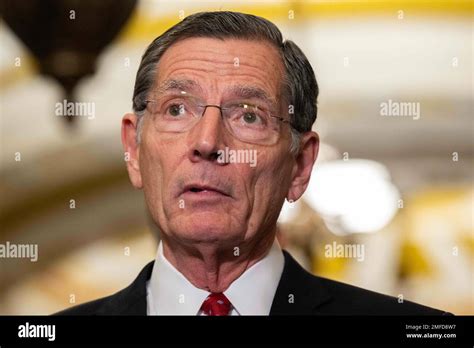 United States Senator John Barrasso (Republican of Wyoming) makes ...