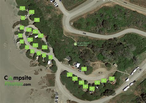 Wright's Beach Campground Map