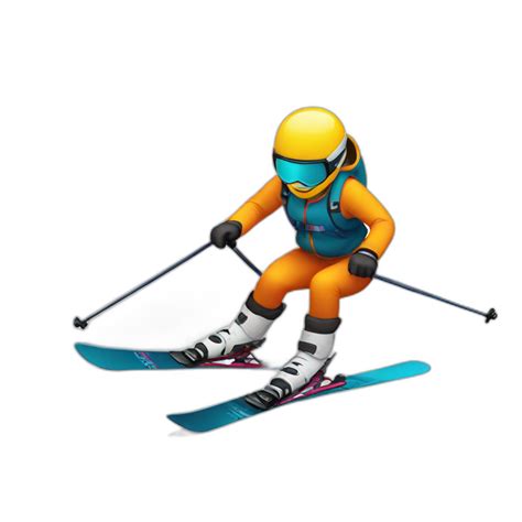 ski accident | AI Emoji Generator