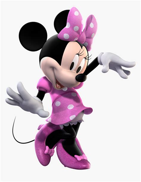 Minnie Mouse Png Images - Minnie Mouse In Pink Dress, Transparent Png - kindpng