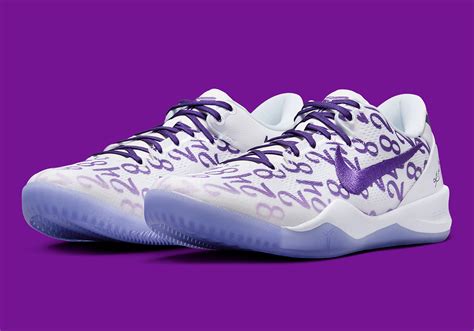 Nike Kobe 8 Protro "White/Court Purple" FQ3549-100 | SneakerNews.com