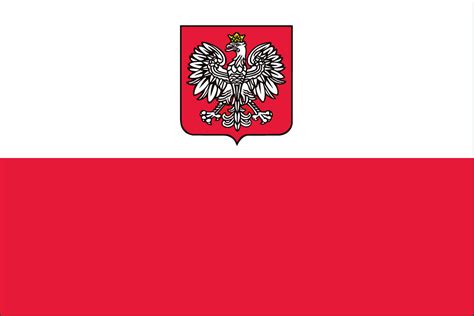 POLAND FLAG w/EAGLE - Liberty Flag & Banner Inc.