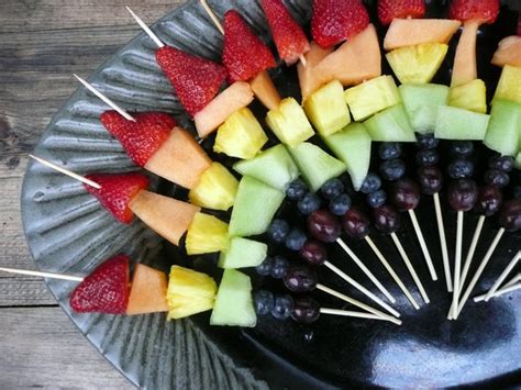 Rainbow Fruit Kebabs | Sumptuous Spoonfuls