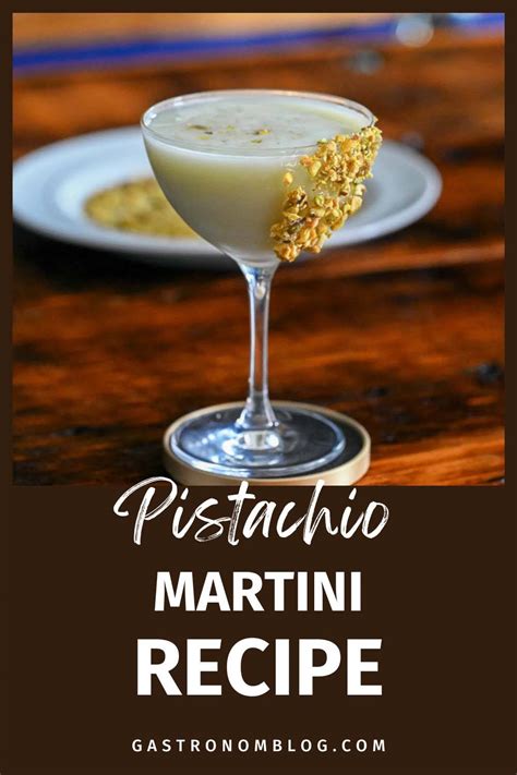 How to Make the Best Pistachio Martini Cocktail Recipe - Gastronom Cocktails