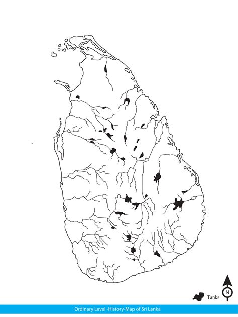 Empty Sri Lanka Map for Practice G.C.E O/L Examination Map Marking ...